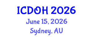 International Conference on Dental and Oral Health (ICDOH) June 15, 2026 - Sydney, Australia