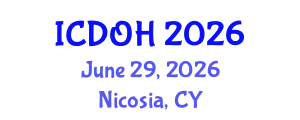 International Conference on Dental and Oral Health (ICDOH) June 29, 2026 - Nicosia, Cyprus