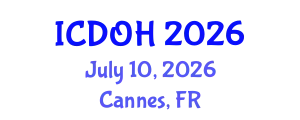 International Conference on Dental and Oral Health (ICDOH) July 10, 2026 - Cannes, France