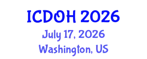 International Conference on Dental and Oral Health (ICDOH) July 17, 2026 - Washington, United States