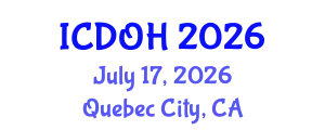 International Conference on Dental and Oral Health (ICDOH) July 17, 2026 - Quebec City, Canada