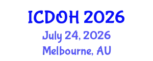 International Conference on Dental and Oral Health (ICDOH) July 24, 2026 - Melbourne, Australia