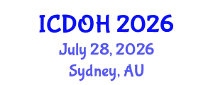 International Conference on Dental and Oral Health (ICDOH) July 28, 2026 - Sydney, Australia