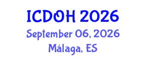 International Conference on Dental and Oral Health (ICDOH) September 06, 2026 - Málaga, Spain