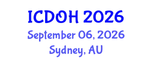 International Conference on Dental and Oral Health (ICDOH) September 06, 2026 - Sydney, Australia