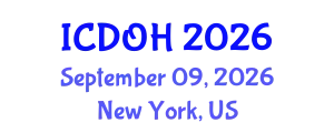 International Conference on Dental and Oral Health (ICDOH) September 09, 2026 - New York, United States