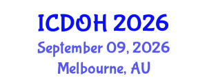 International Conference on Dental and Oral Health (ICDOH) September 09, 2026 - Melbourne, Australia