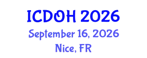 International Conference on Dental and Oral Health (ICDOH) September 16, 2026 - Nice, France