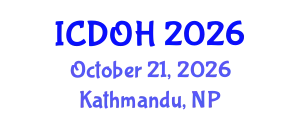 International Conference on Dental and Oral Health (ICDOH) October 21, 2026 - Kathmandu, Nepal