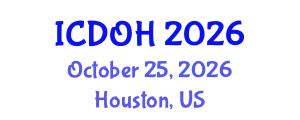 International Conference on Dental and Oral Health (ICDOH) October 25, 2026 - Houston, United States
