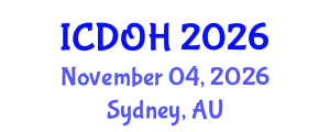 International Conference on Dental and Oral Health (ICDOH) November 04, 2026 - Sydney, Australia