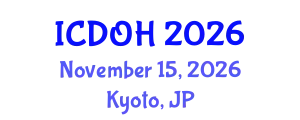 International Conference on Dental and Oral Health (ICDOH) November 15, 2026 - Kyoto, Japan