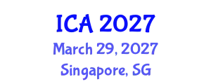 International Conference on Antimicrobials (ICA) March 29, 2027 - Singapore, Singapore