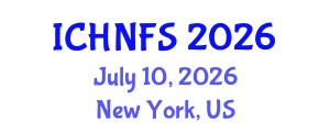 International Conference on Human Nutrition and Food Sciences (ICHNFS) July 10, 2026 - New York, United States