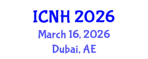 International Conference on Nursing and Healthcare (ICNH) March 16, 2026 - Dubai, United Arab Emirates