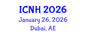 International Conference on Nursing and Healthcare (ICNH) January 26, 2026 - Dubai, United Arab Emirates