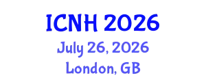 International Conference on Nursing and Healthcare (ICNH) July 26, 2026 - London, United Kingdom
