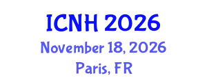 International Conference on Nursing and Healthcare (ICNH) November 18, 2026 - Paris, France