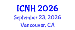 International Conference on Nursing and Healthcare (ICNH) September 23, 2026 - Vancouver, Canada