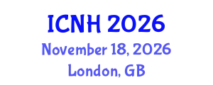 International Conference on Nursing and Healthcare (ICNH) November 18, 2026 - London, United Kingdom
