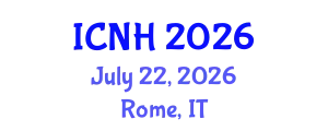 International Conference on Nursing and Healthcare (ICNH) July 22, 2026 - Rome, Italy