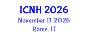 International Conference on Nursing and Healthcare (ICNH) November 11, 2026 - Rome, Italy