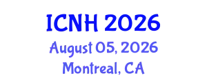 International Conference on Nursing and Healthcare (ICNH) August 05, 2026 - Montreal, Canada