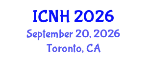 International Conference on Nursing and Healthcare (ICNH) September 20, 2026 - Toronto, Canada