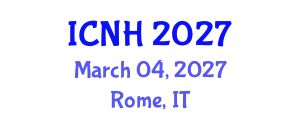 International Conference on Nursing and Healthcare (ICNH) March 04, 2027 - Rome, Italy