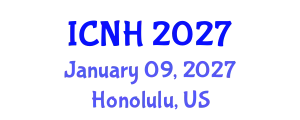 International Conference on Nursing and Healthcare (ICNH) January 09, 2027 - Honolulu, United States