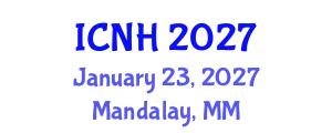 International Conference on Nursing and Healthcare (ICNH) January 23, 2027 - Mandalay, Myanmar