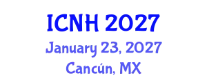 International Conference on Nursing and Healthcare (ICNH) January 23, 2027 - Cancún, Mexico