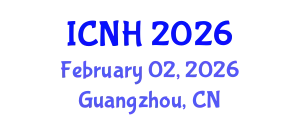 International Conference on Nursing and Healthcare (ICNH) February 02, 2026 - Guangzhou, China