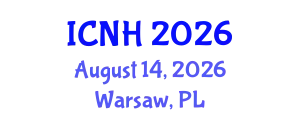 International Conference on Nursing and Healthcare (ICNH) August 14, 2026 - Warsaw, Poland