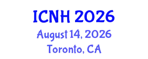 International Conference on Nursing and Healthcare (ICNH) August 14, 2026 - Toronto, Canada