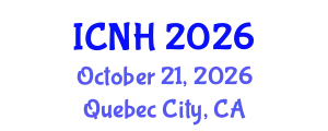 International Conference on Nursing and Healthcare (ICNH) October 21, 2026 - Quebec City, Canada