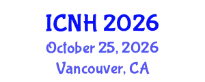 International Conference on Nursing and Healthcare (ICNH) October 25, 2026 - Vancouver, Canada