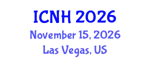 International Conference on Nursing and Healthcare (ICNH) November 15, 2026 - Las Vegas, United States