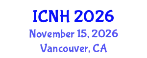 International Conference on Nursing and Healthcare (ICNH) November 15, 2026 - Vancouver, Canada