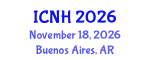International Conference on Nursing and Healthcare (ICNH) November 18, 2026 - Buenos Aires, Argentina