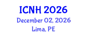 International Conference on Nursing and Healthcare (ICNH) December 02, 2026 - Lima, Peru