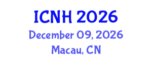 International Conference on Nursing and Healthcare (ICNH) December 09, 2026 - Macau, China