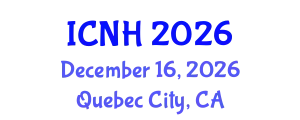 International Conference on Nursing and Healthcare (ICNH) December 16, 2026 - Quebec City, Canada