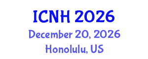 International Conference on Nursing and Healthcare (ICNH) December 20, 2026 - Honolulu, United States