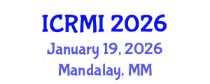 International Conference on Radiology and Medical Imaging (ICRMI) January 19, 2026 - Mandalay, Myanmar