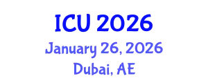International Conference on Ultrasonics (ICU) January 26, 2026 - Dubai, United Arab Emirates