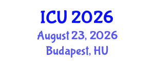 International Conference on Ultrasonics (ICU) August 23, 2026 - Budapest, Hungary