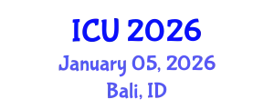 International Conference on Ultrasonics (ICU) January 05, 2026 - Bali, Indonesia