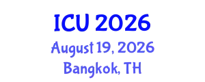 International Conference on Ultrasonics (ICU) August 19, 2026 - Bangkok, Thailand