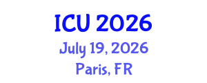 International Conference on Ultrasonics (ICU) July 19, 2026 - Paris, France